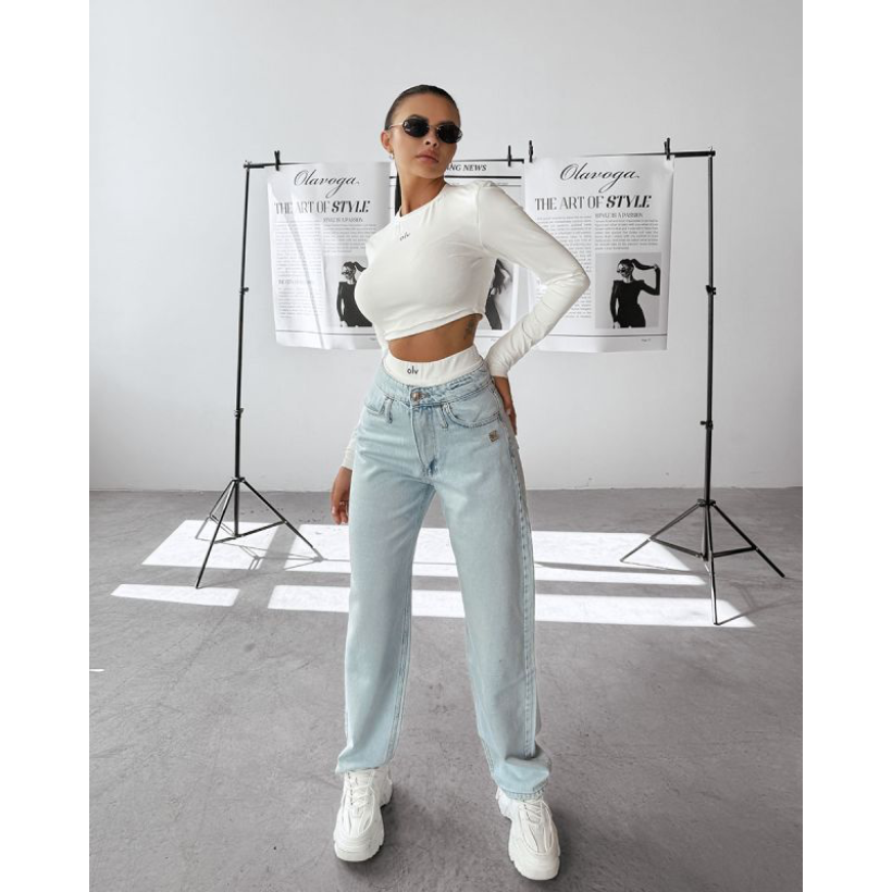 Spodnie  Ola Voga   Viery denim 