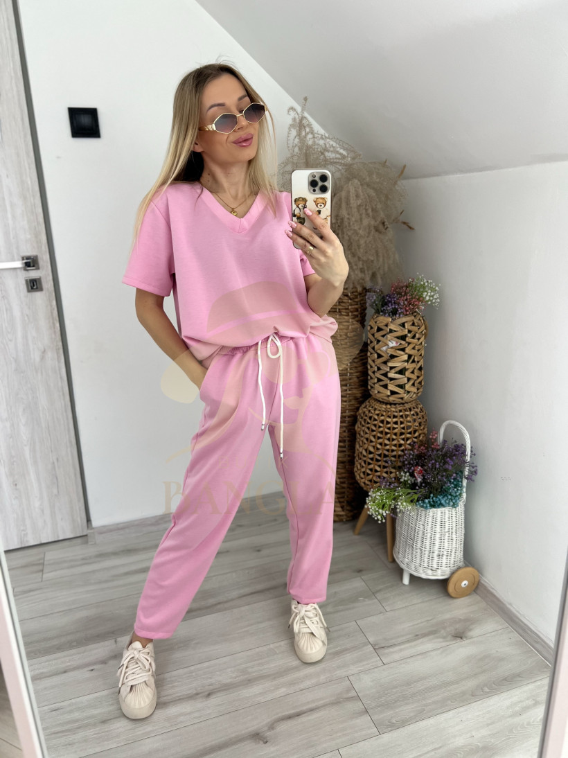 Komplet masełko z różą