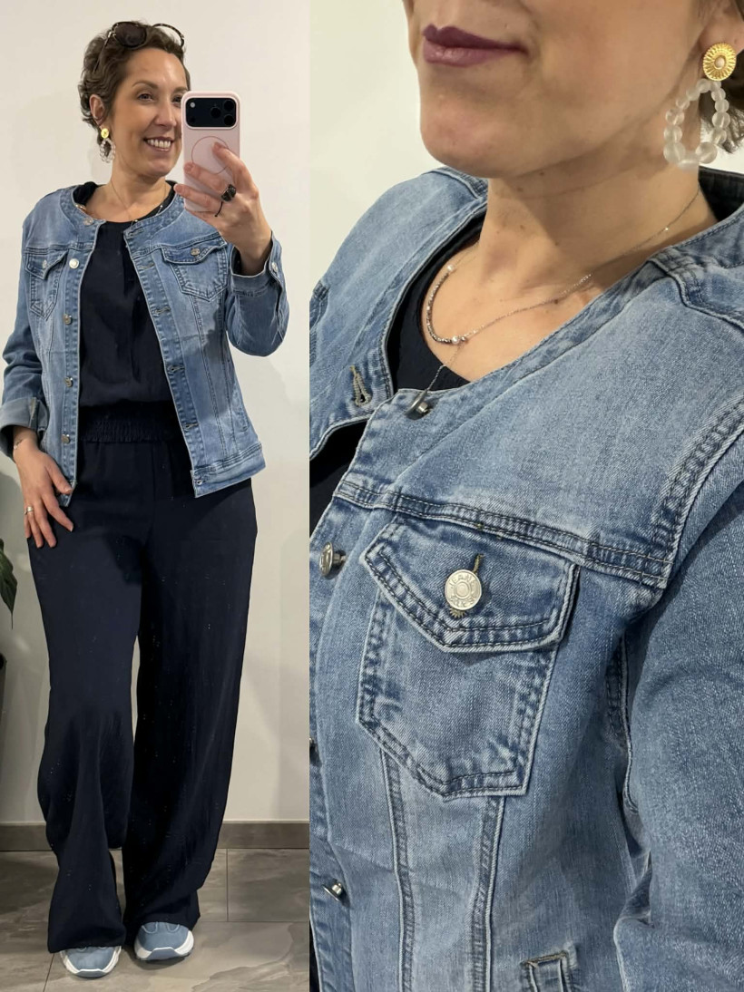 veste en jeans 