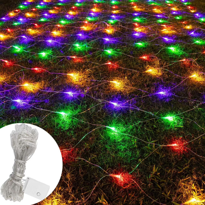 lampki zewnętrzne siatka led 1.5x1.5m