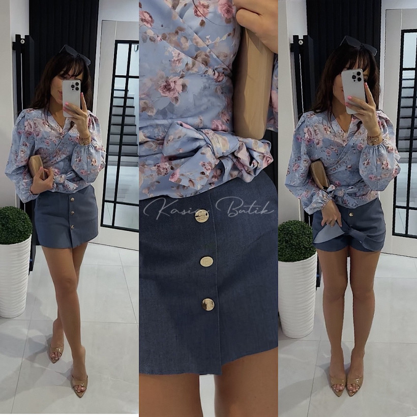 Spódnico- Szorty Wiskozowe Goldi La Balancia Denim