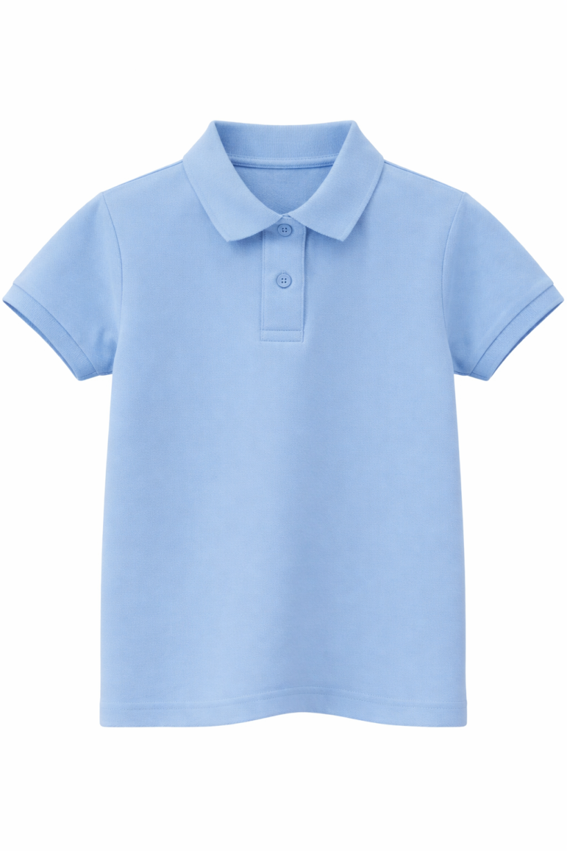 Koszulka polo błękit