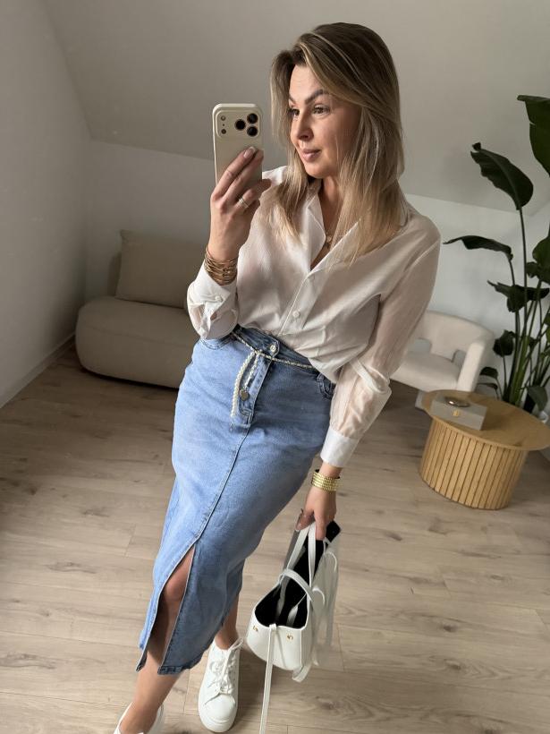 SPÓDNICA JEANS 3055