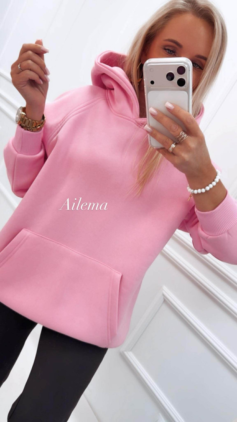 Bluza Motion M0895 kaptur wyszywany napis Queen 