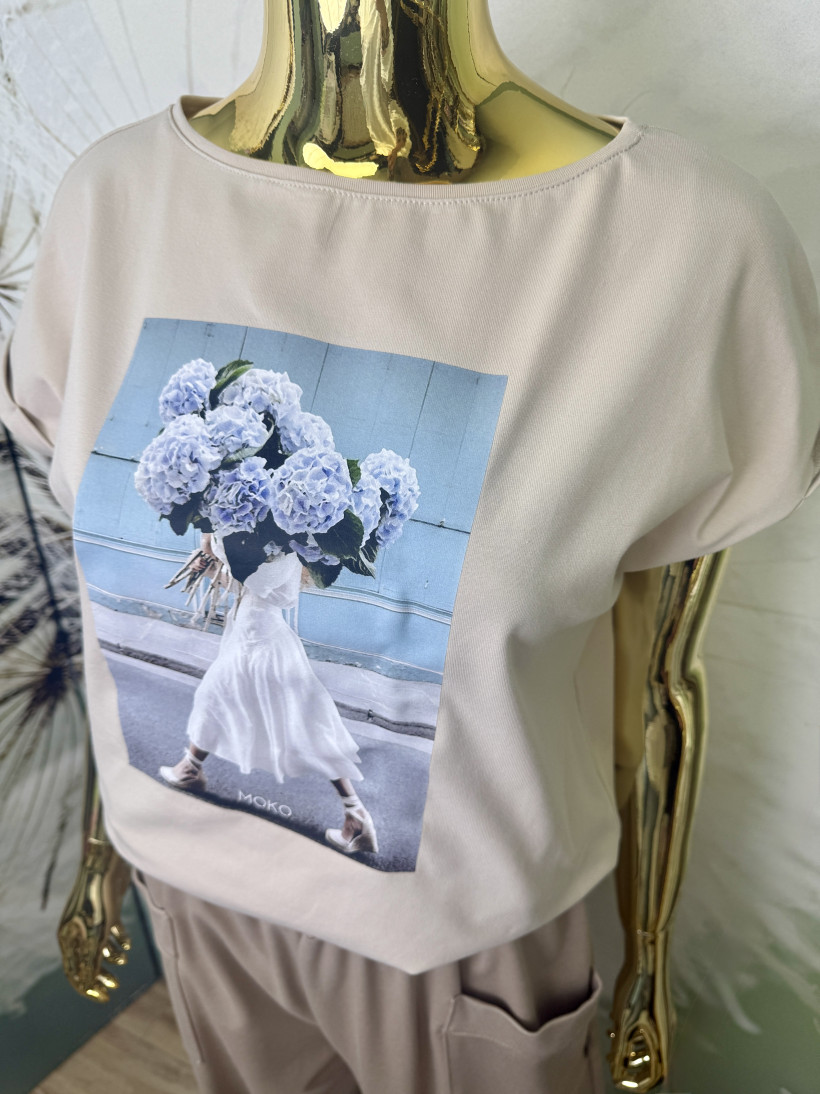 T-shirt Hortensja MOKO