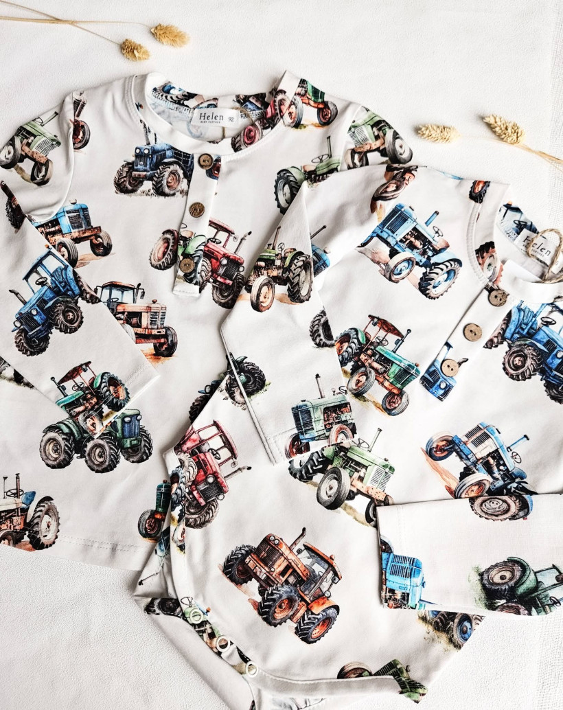 BODY/BLUZKA TRAKTORY DŁUGI RĘKAW HELEN