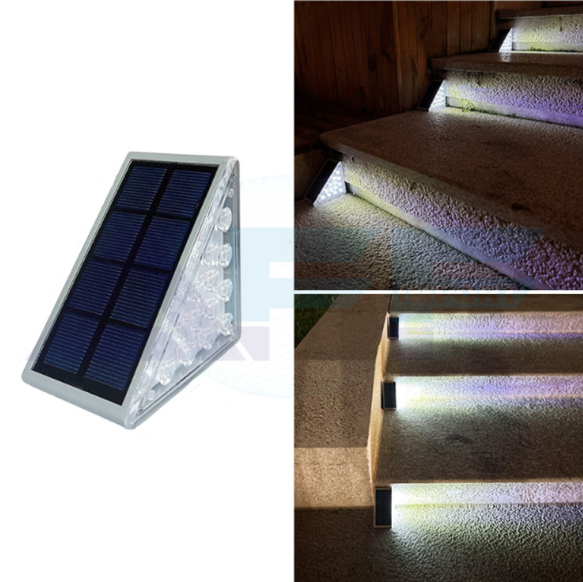 Lampka solarna narożna na schody