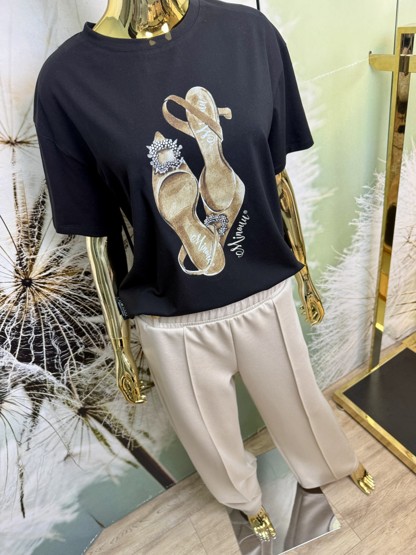 T-shirt premium ‚ Sandałki Glam’ Minouu
