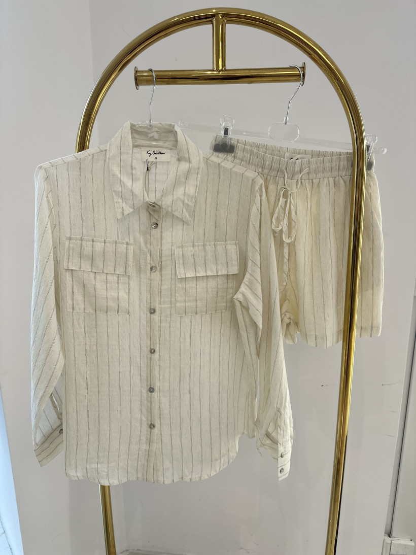 KC KOMPLET PASKI SUMMER BEŻ