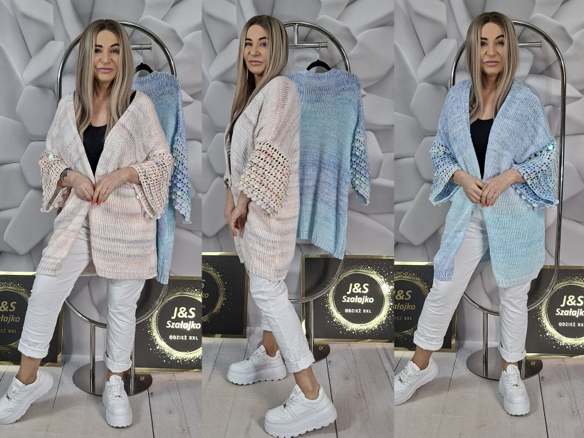 SWETER     AŻUROWY RĘKAW   26737 SWD  %%%%%promocja dnia