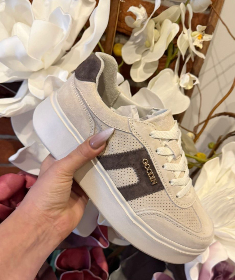 BUTY SKÓRA NATURALNA ZAMSZ BEŻ