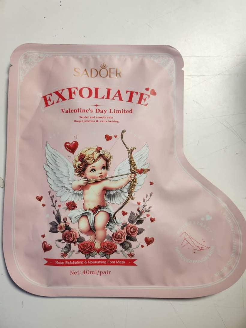 walentynkowe skarpety złuszczające 