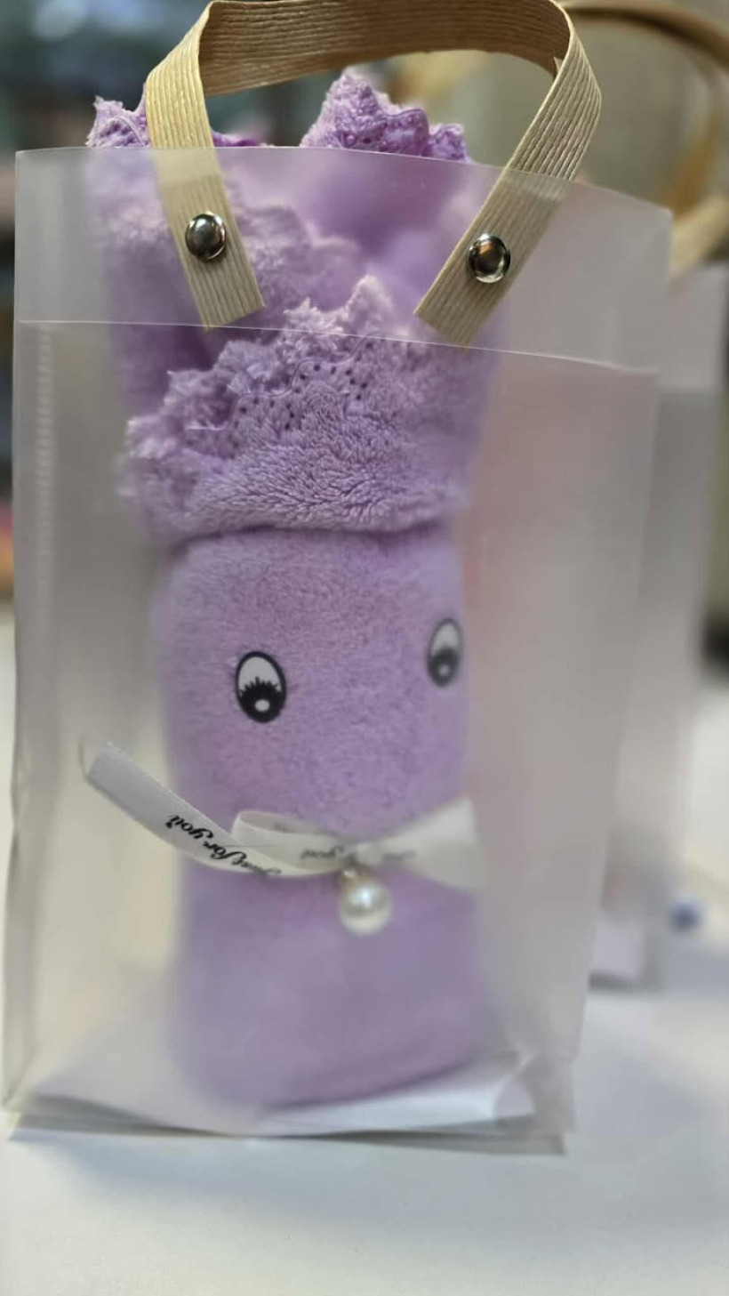 ręczniczek zajączek fioletowy