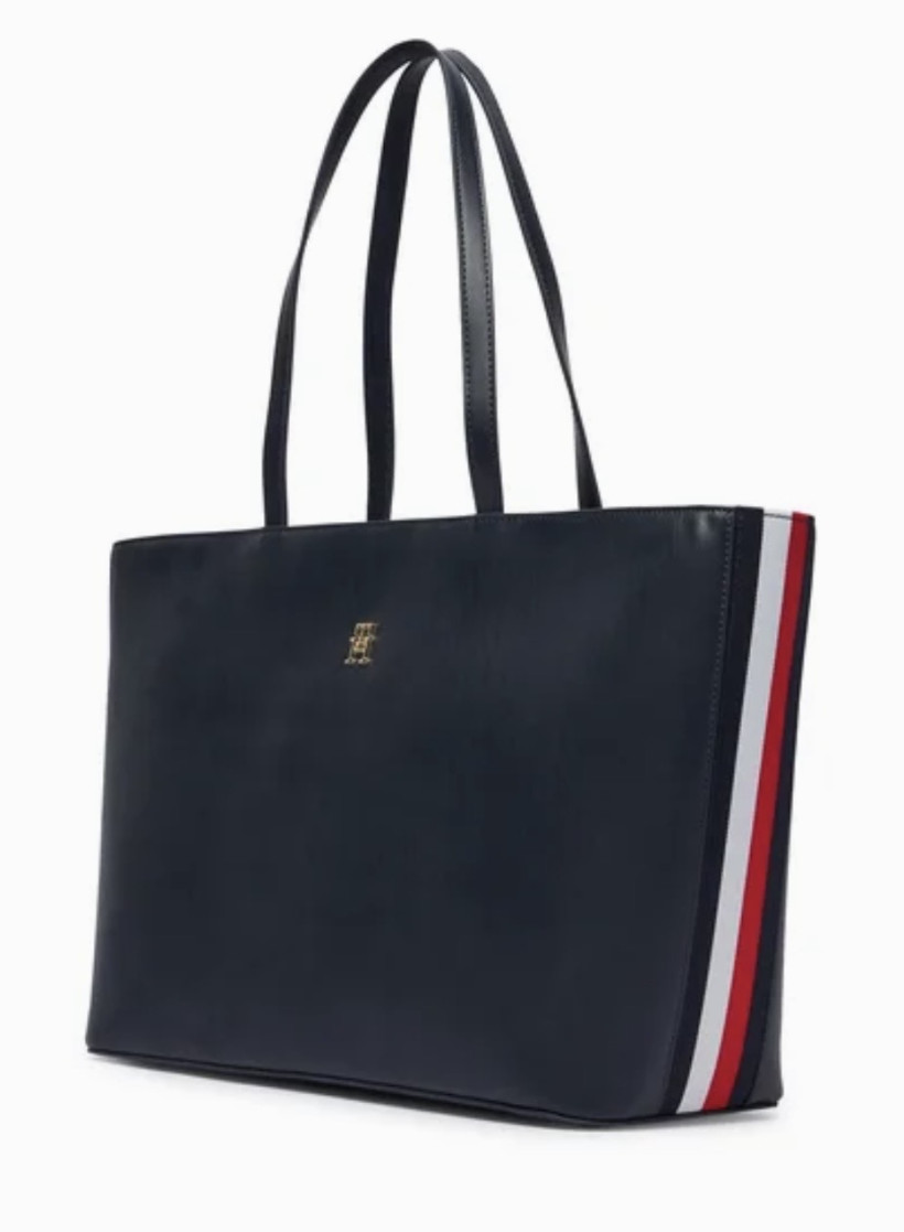 Torebka Tommy Hilfiger shopper granatowa