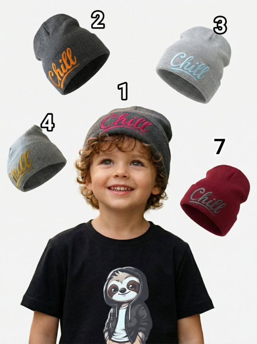 CZAPKA CHILL ROZMIAR UNI MIMI (OBWÓD 48-60 CM)