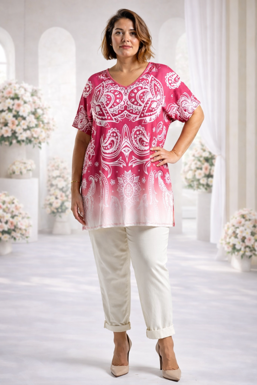 Tunika oversize kolekcja MILLY india