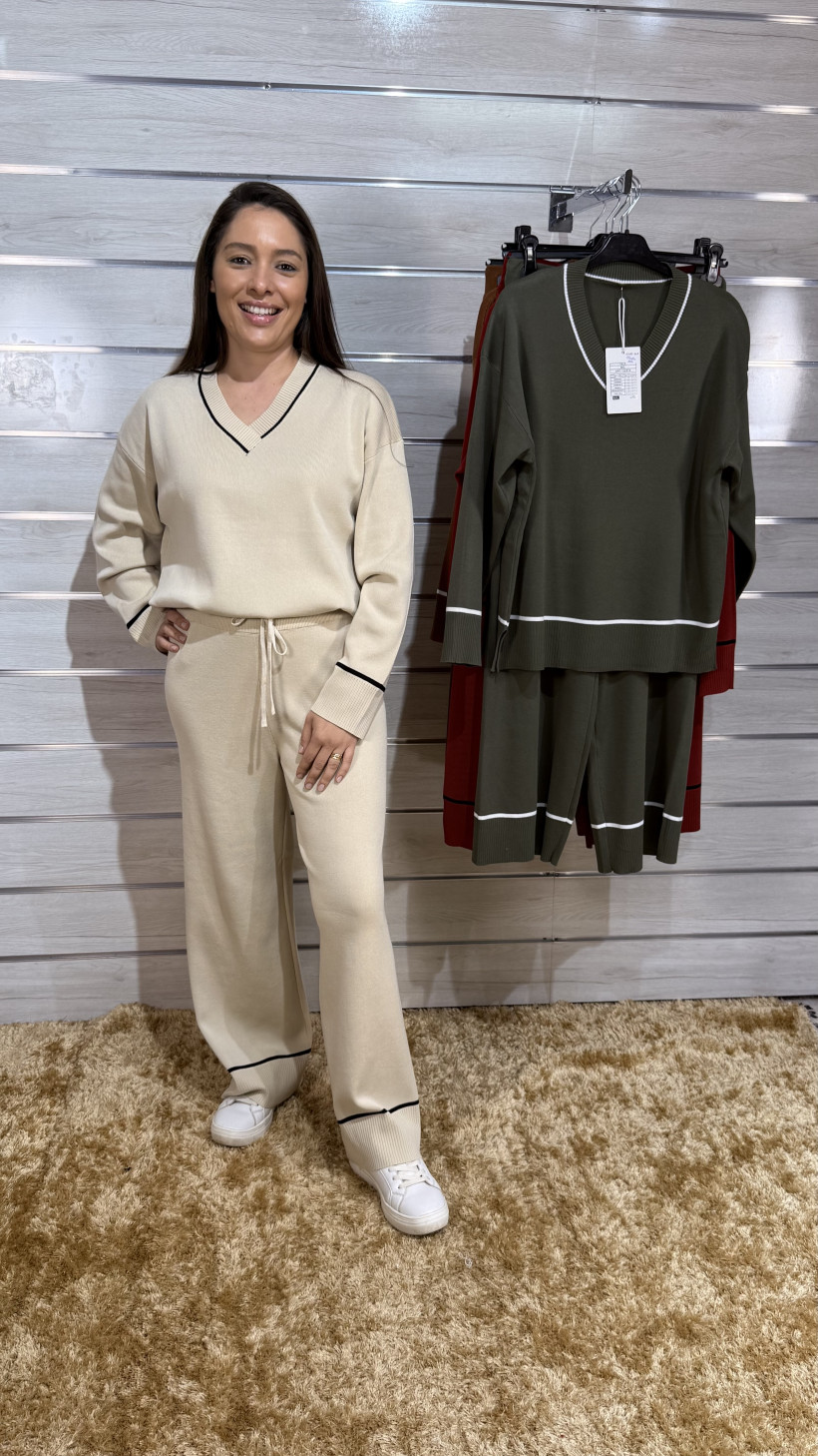 CONJ MALHA RISCA CLASSICA