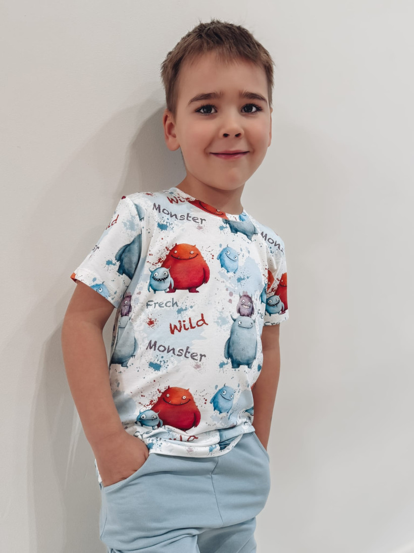 T-SHIRT WILD MONSTER BY O BABY