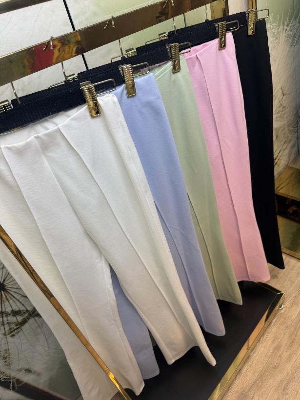 Spodnie dzwony z kantem Minouu