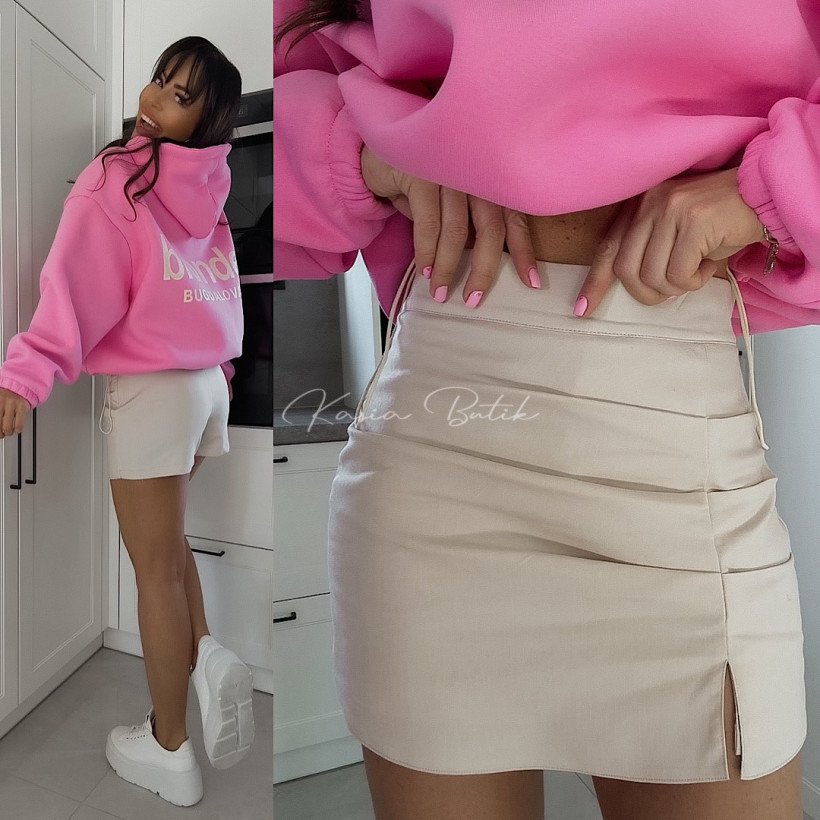 Spódnico-Szorty Isla Denim Jasnobeżowe