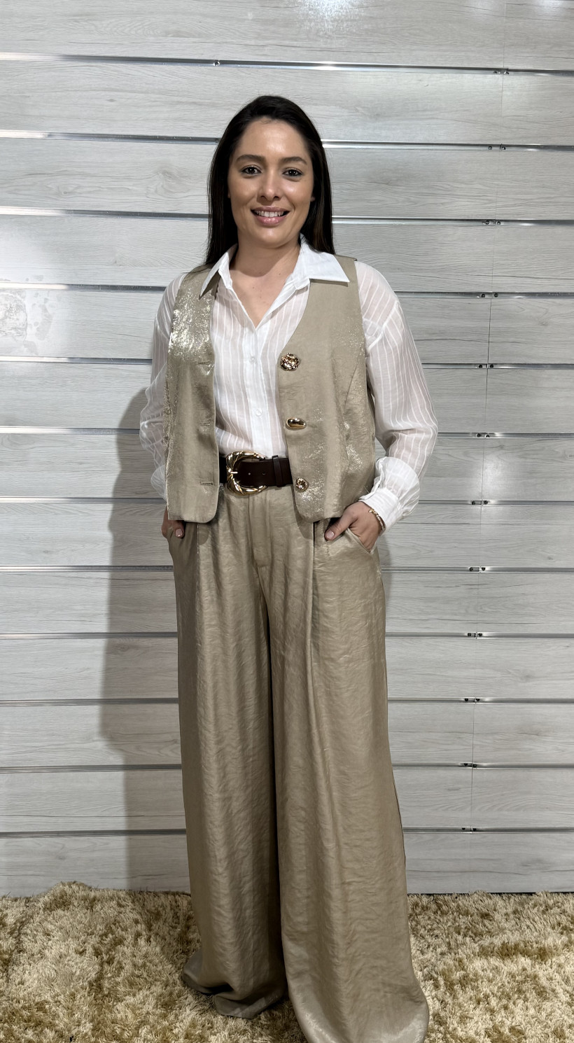 CONJ ACETINADO COLETE