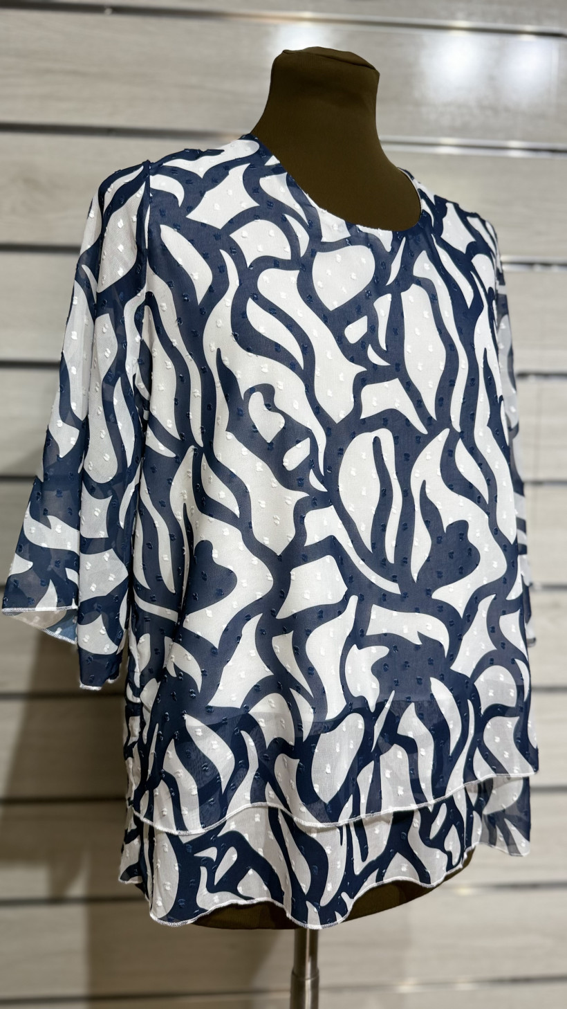 TUNICA PONTOS BORDADOS EM RELEVO