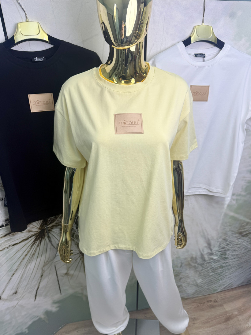 T-shirt premium ‘Signature path’ Minouu