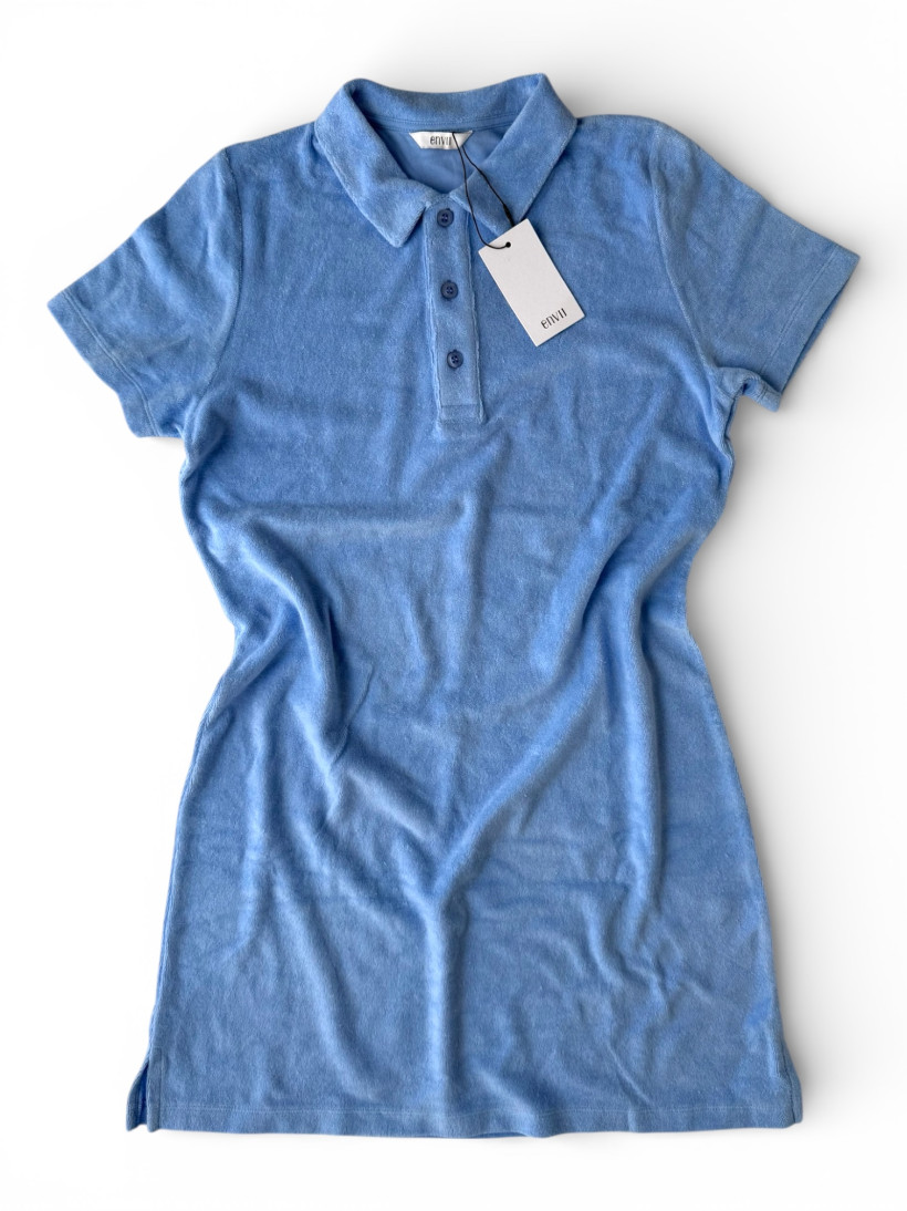 Niebieska sukienka Polo | Envii | 70% bawełny | (S) 