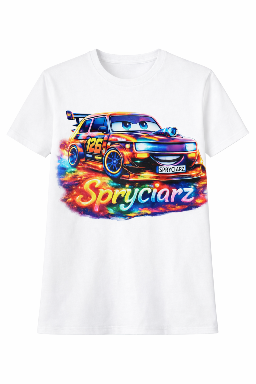 T-shirt maluch spryciarz biały