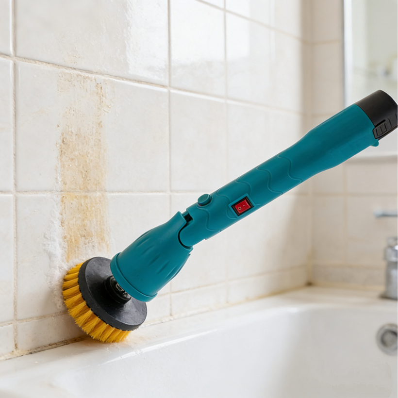 Elektryczna szczotka czyszcząca obrotowa do podłóg szyb ścian akumulatorowa