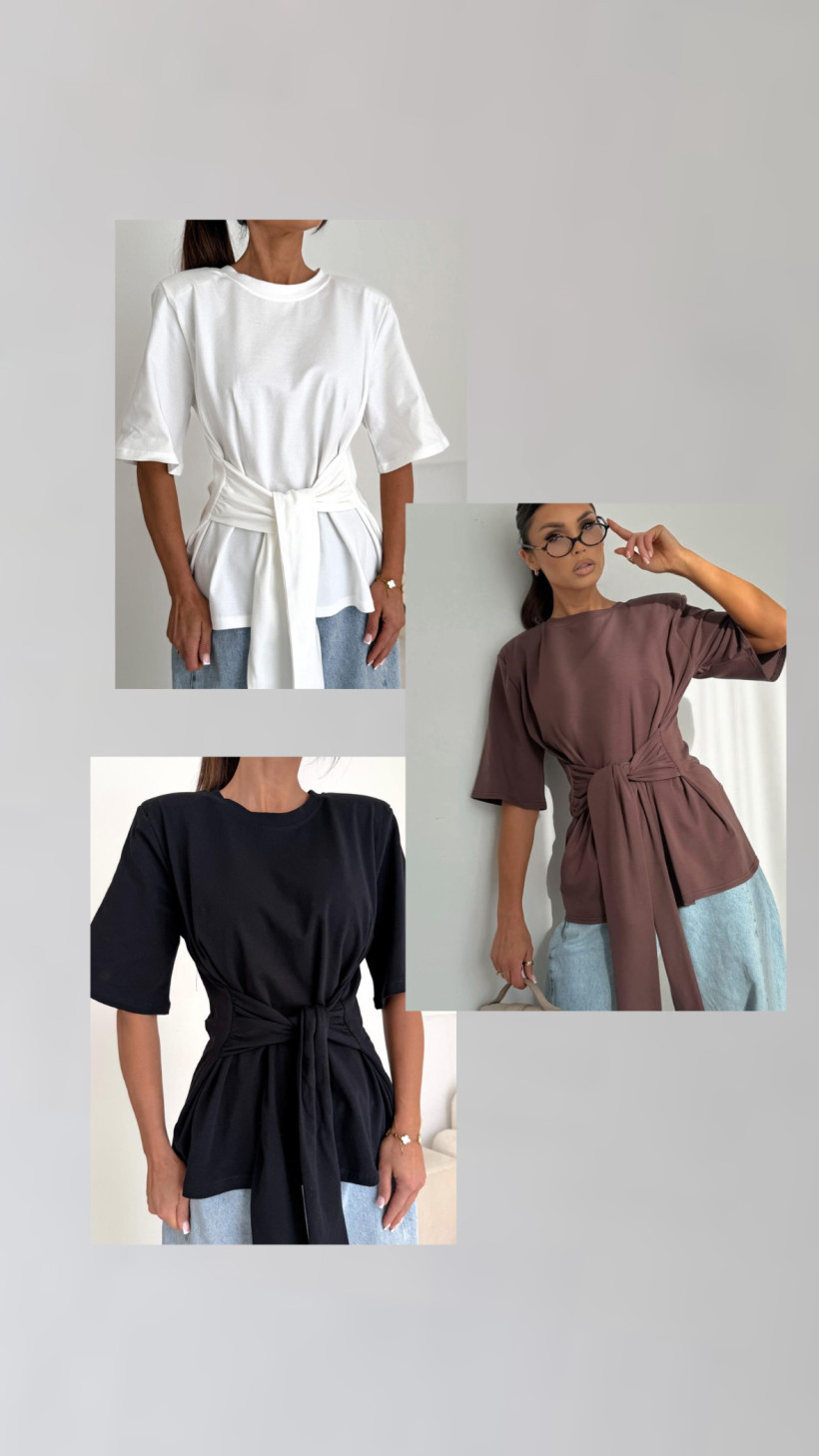 BOCCA TSHIRT WIĄZANIE KOLORY