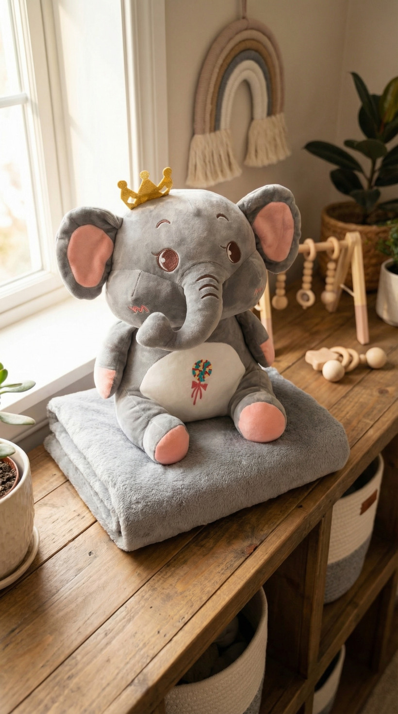 Maskotka 3w1 z kocykiem księżniczka Słoninka