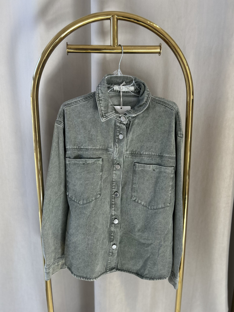 DRESS KATANA PISTACJA JEANS