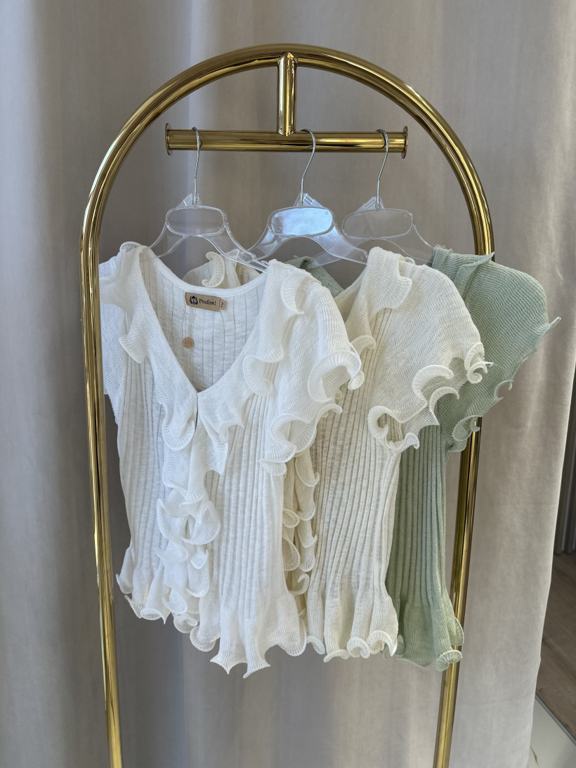 PEA BLUZKA MGIEŁKA ŻABOT GUZIKI