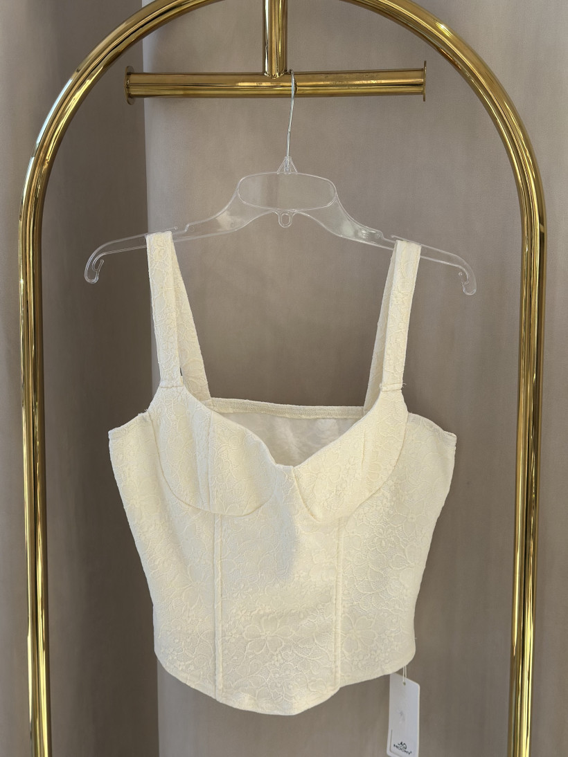 MOCHY TOP GORSETOWY WANILIA