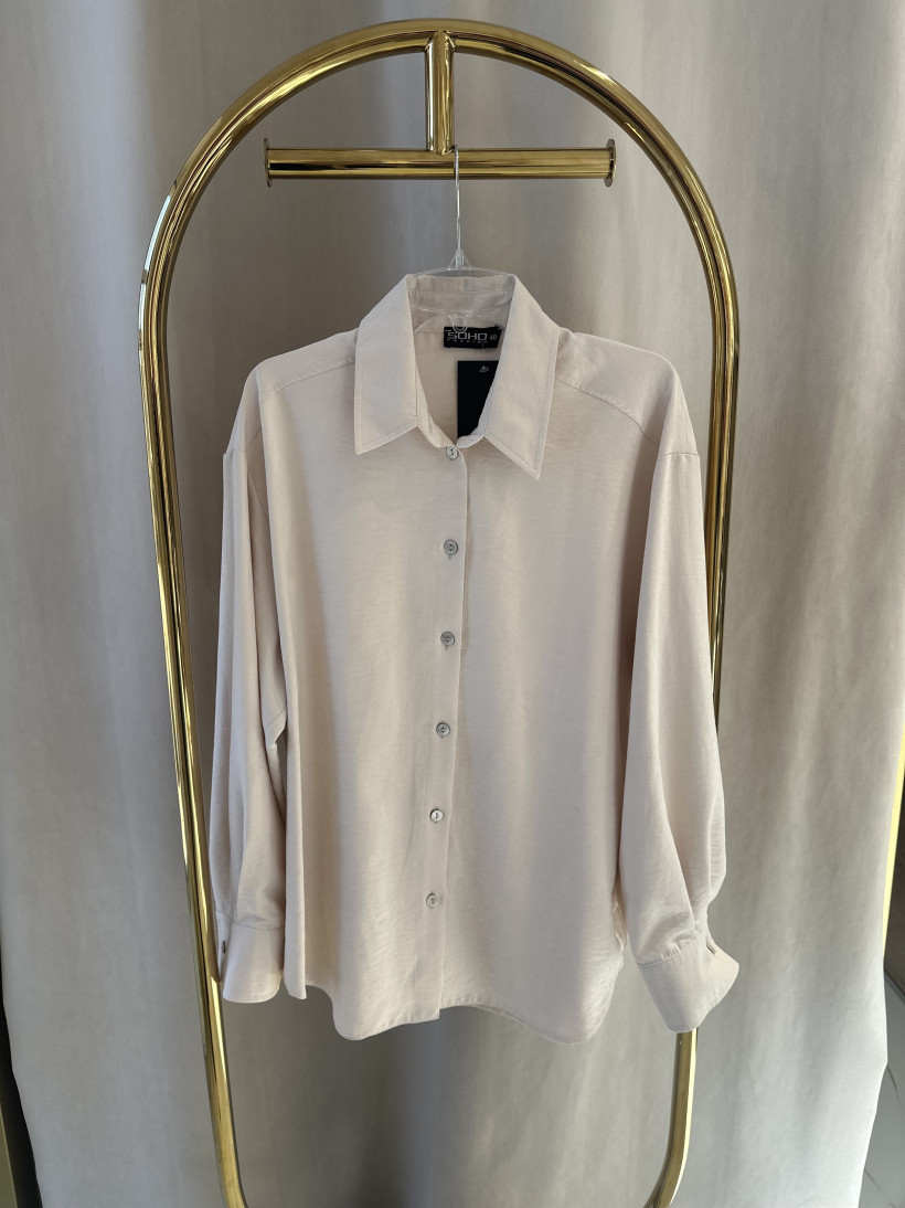 SOH KOSZULA ALA ZAMSZ JASNY BEŻ