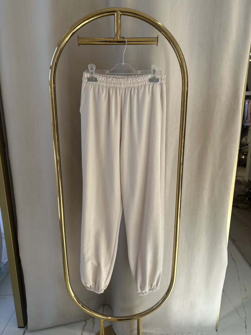 SOH SPODNIE ALA ZAMSZ JASNY BEŻ