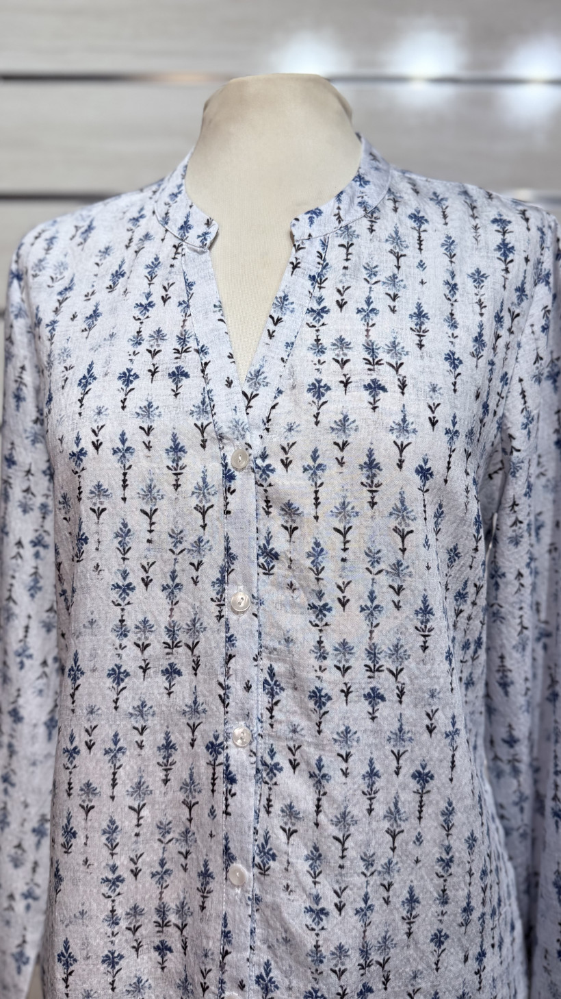CAMISEIRO FLORAL VINTAGE