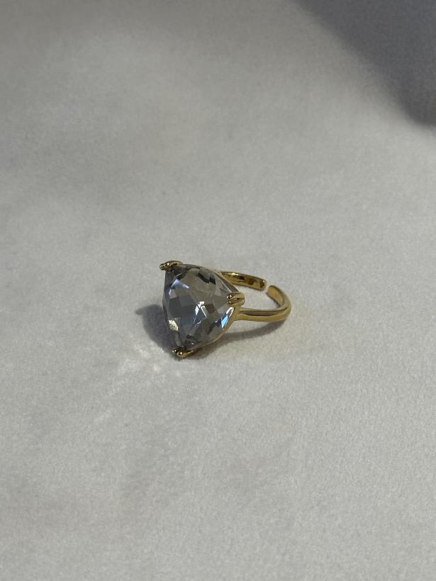 PIERŚCIONEK ZŁOTY DUŻA CYRKONIA