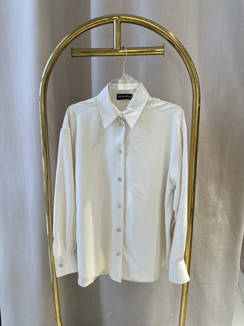 SOH KOSZULA ALA ZAMSZ ŚMIETANA