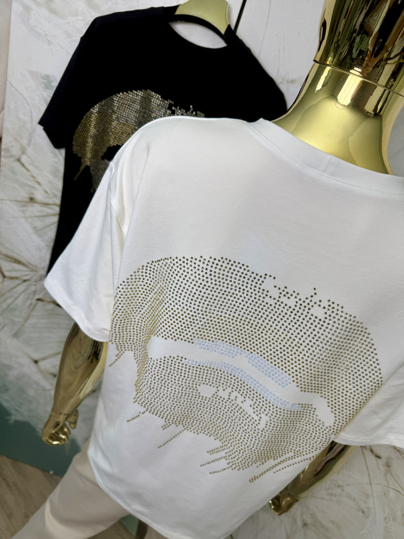 T-shirt premium ‚Usta z cyrkoni’ (na plechach) Minouu