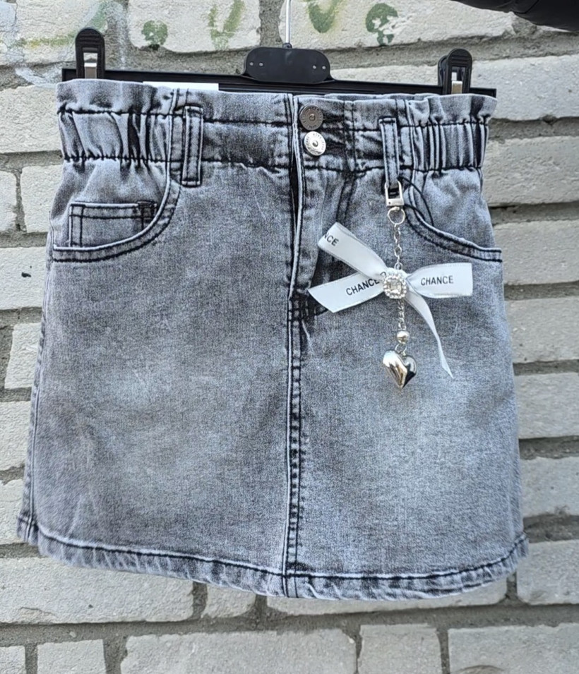 Spódnica jeans Chanel