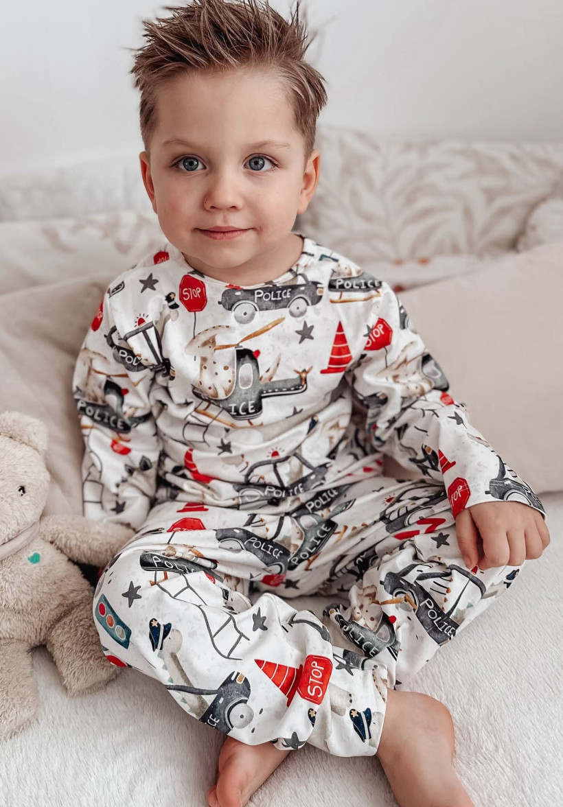 PIŻAMA DINO POLICJA KLAWO