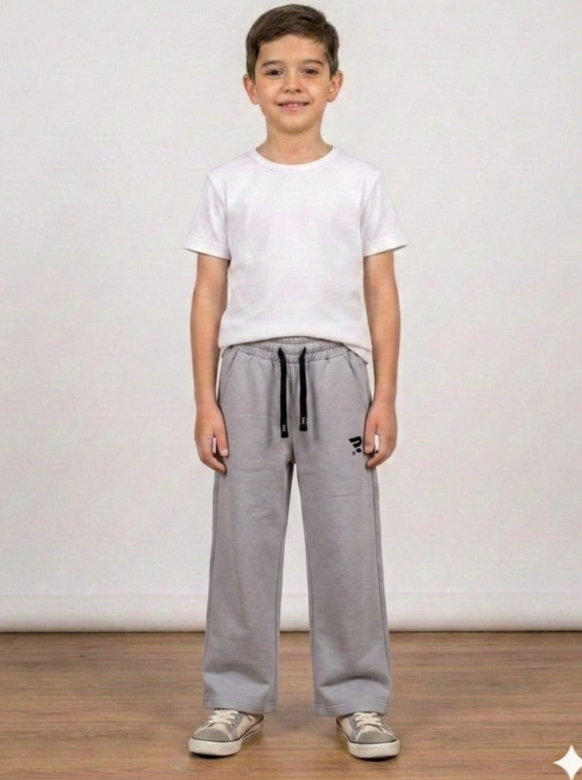 Spodnie Dresowe Szeroka Nogawka 