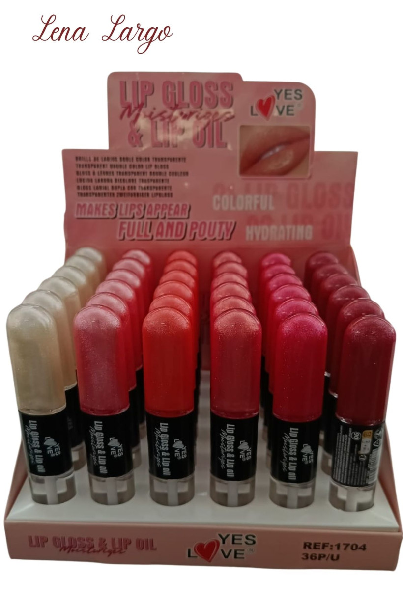 Błyszczyk brokatowy z olejkiem