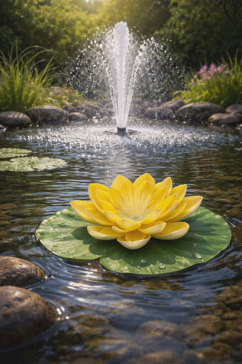 UNOSZĄCA SIĘ SOLARNA LILIA ZÓŁTA