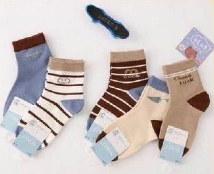 SKARPETKI BAWEŁNIANE WZÓR  CHŁOPIEC  5-PAK