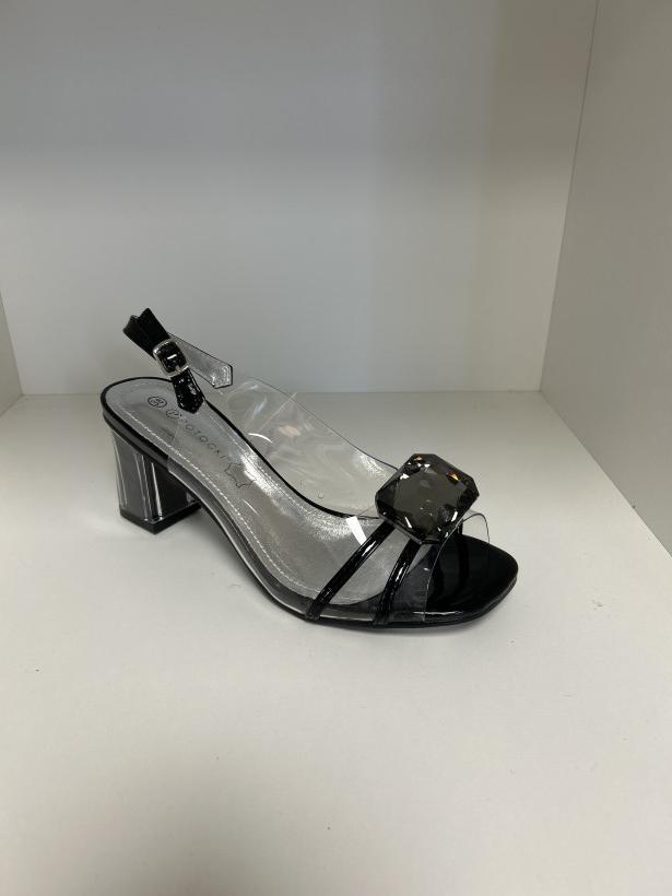 ONYKS  Kopciuszek czarny z czarnym kamieniem Potocki 25-43319BK