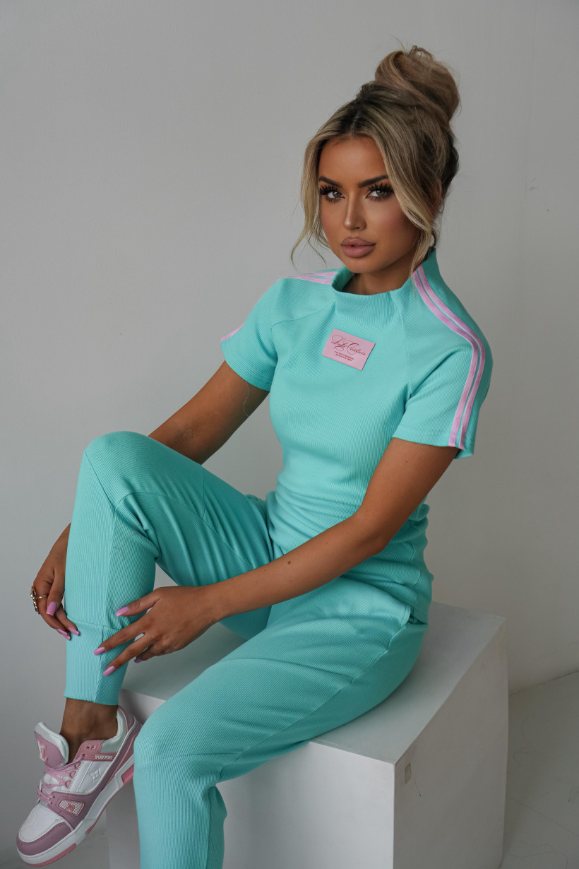 Komplet Laki Lampas -  mięta 