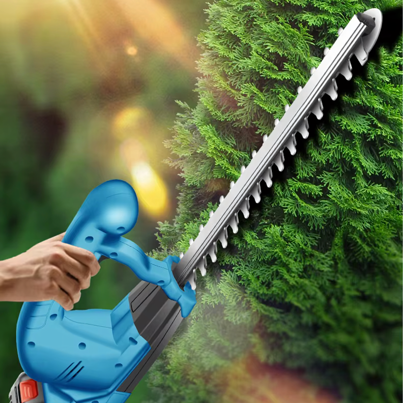 Nożyce do żywopłotu akumulatorowe do cięcia przycinania krzewów mocne 2xaku